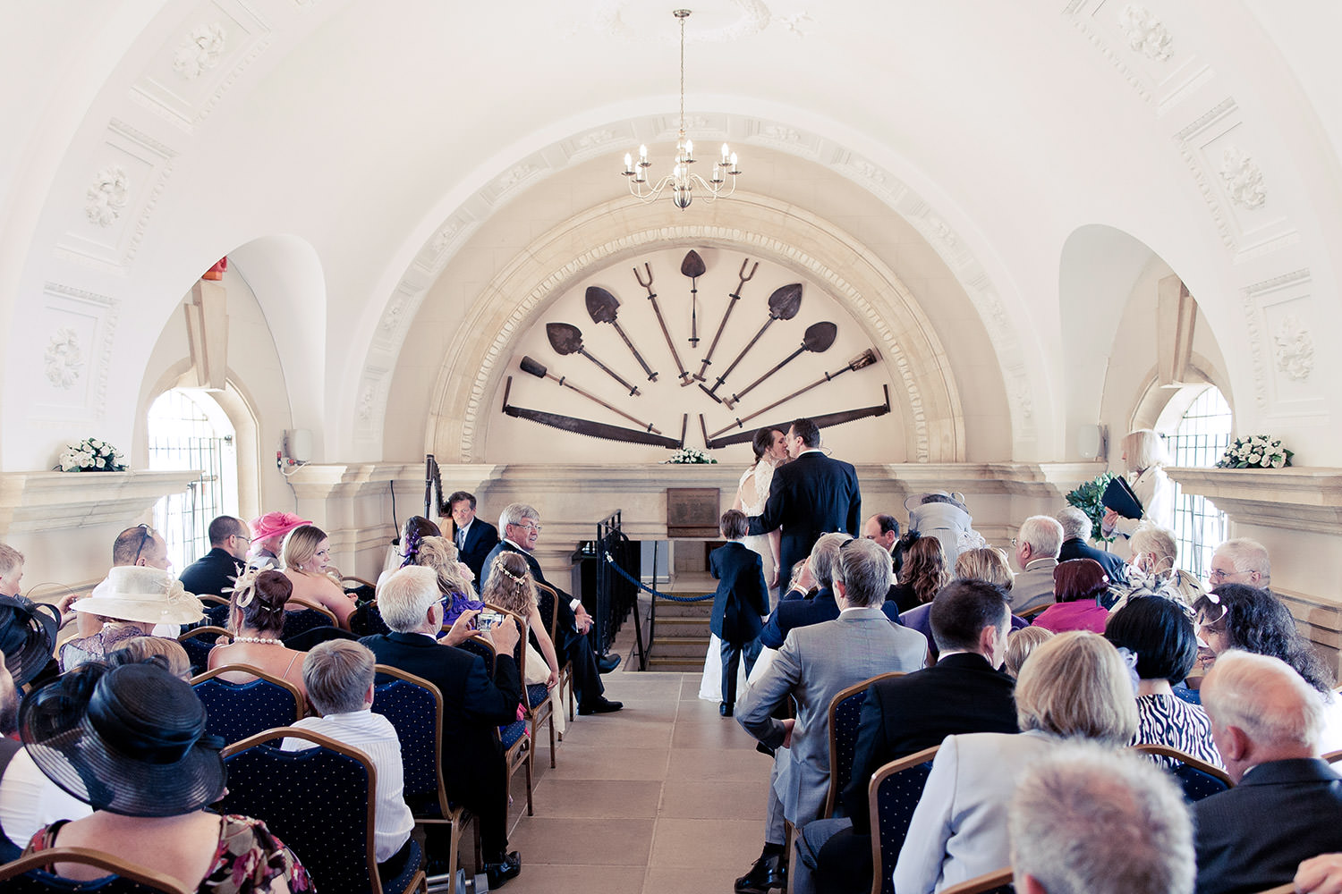 wedding ceremony at Normanton Church